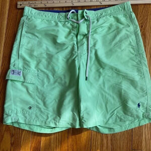 Mens green swimsuit